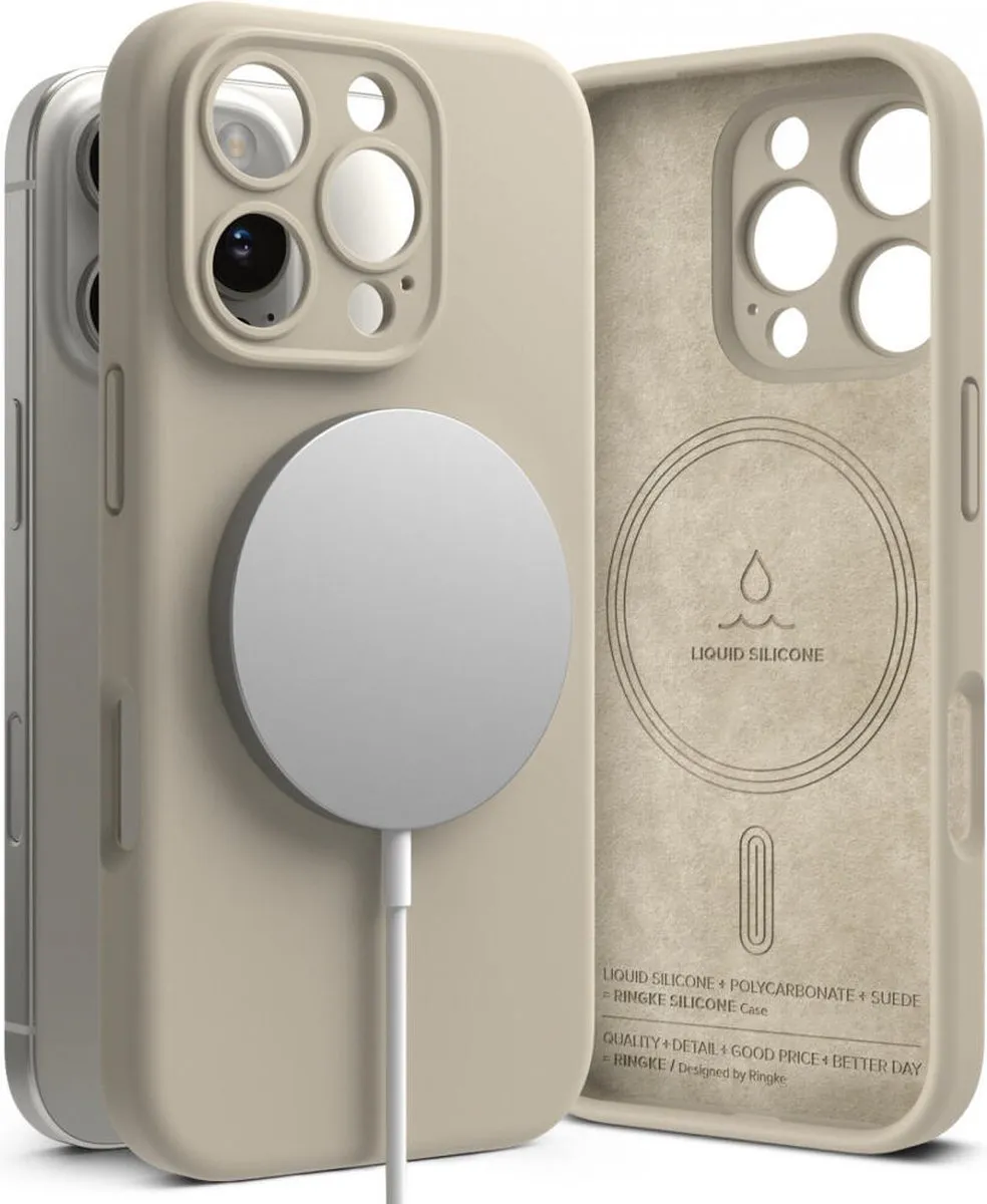 Ringke Silicone MagSafe Hoesje iPhone 16 Pro