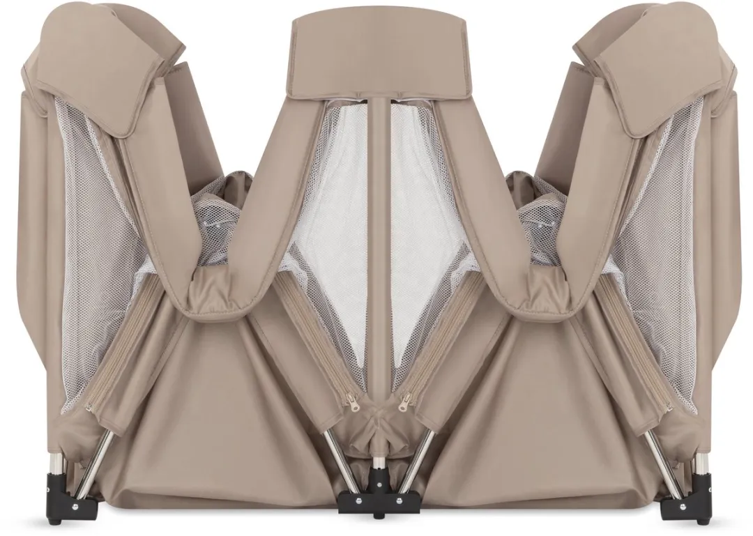 Lionelo Florence Easy Fold XL – Grondbox / Baby Box 180×200 cm – Extra Grote Box - Snel Opvouwbaar Zonder Montage – Speelbox met Zijopeningen met Rits – Ademend Gaas – Compact Op te Bergen – Inclusief Draagtas