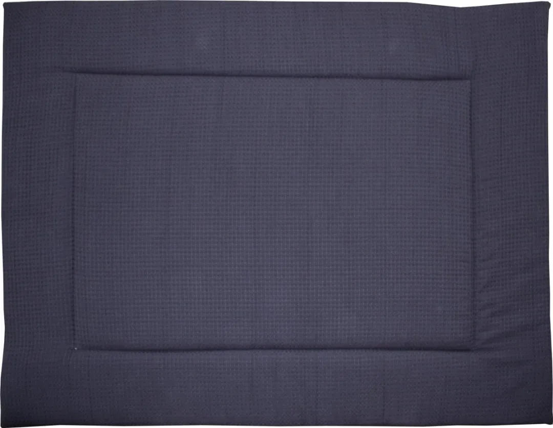 BINK Bedding Boxkleed Wafel Marine 80x100cm - Navy