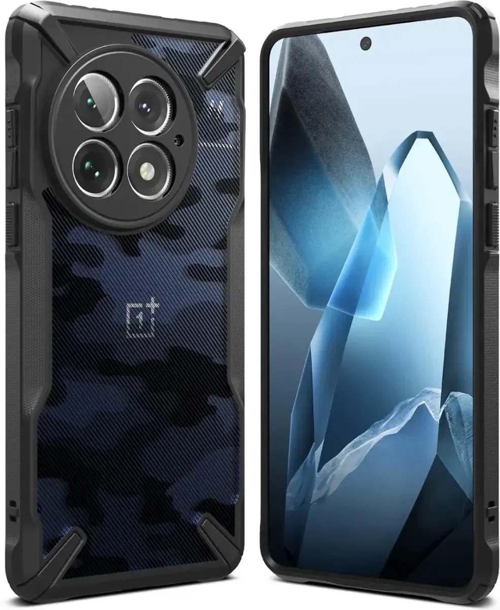 Ringke Fusion X Hoesje OnePlus 13R - Camo Zwart