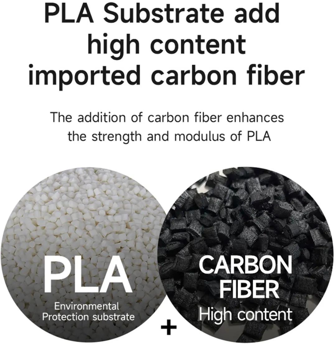 ESUN ePLA-CF Filament 1.75mm - 1kg - Zwart