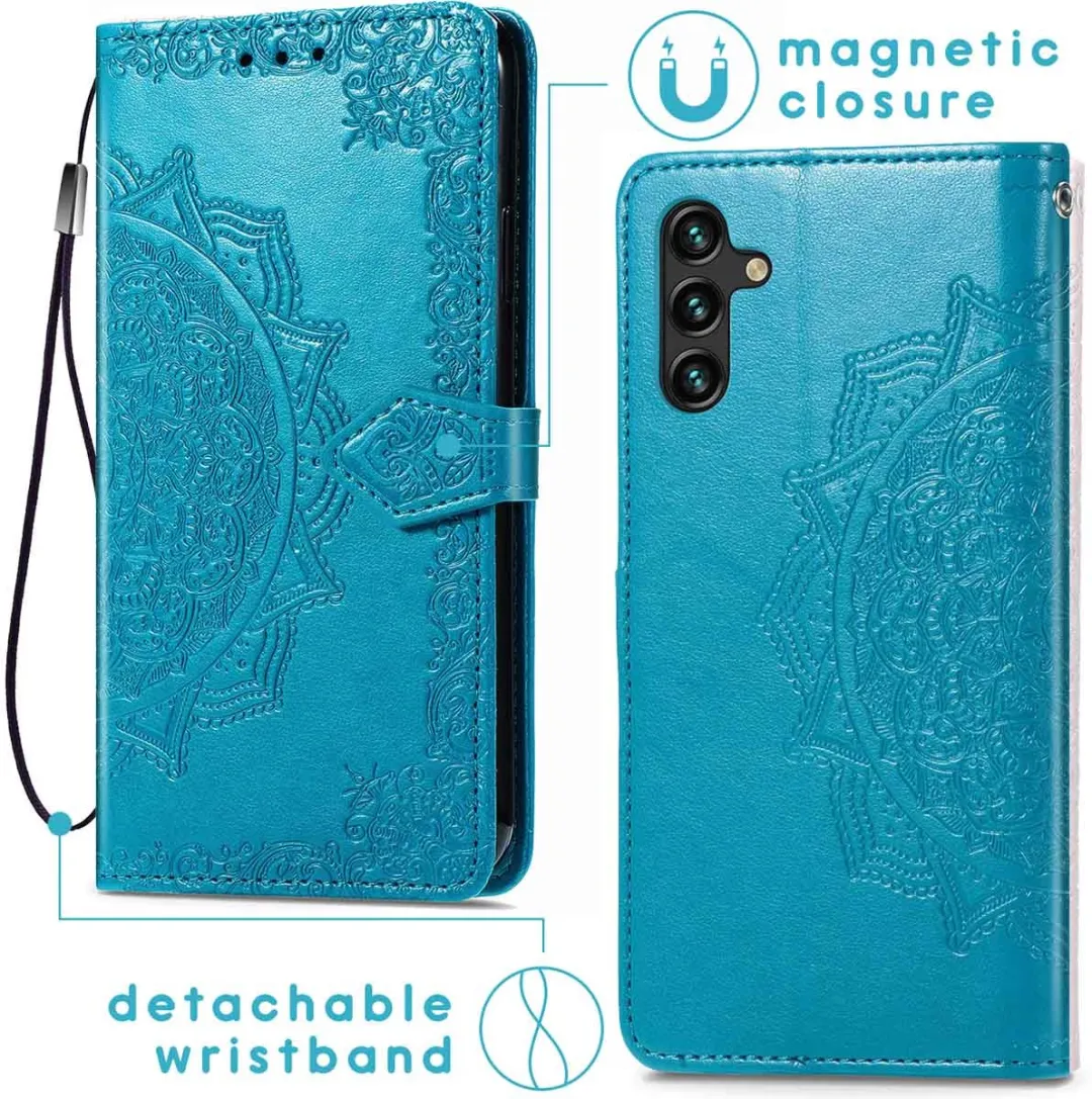 Imoshion Hoesje Samsung Galaxy A04s/A13 5G - 3 Pasjes - Turquoise