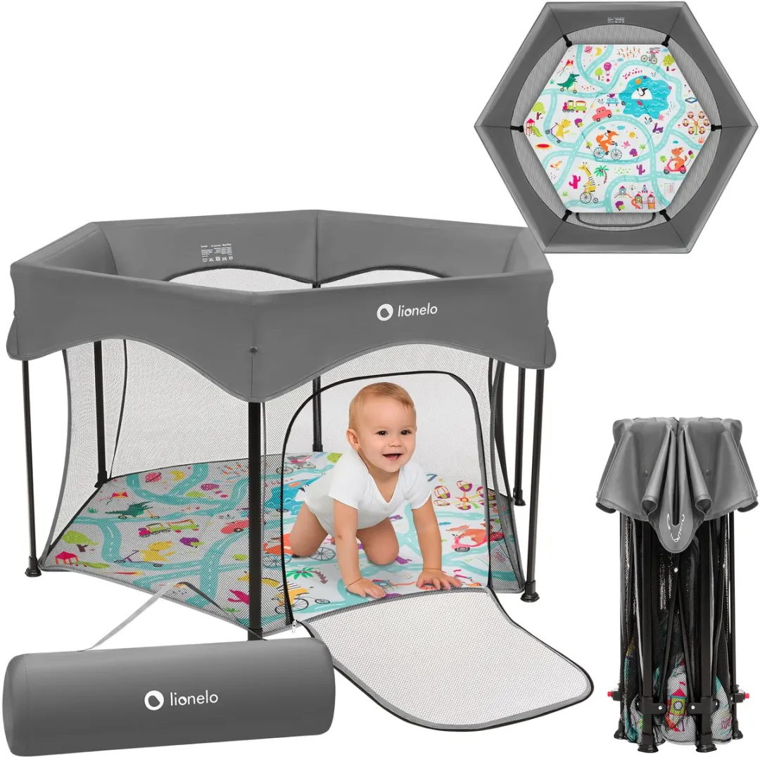 Lionelo Roel Plus Babybox 6-36 maanden - Grijs