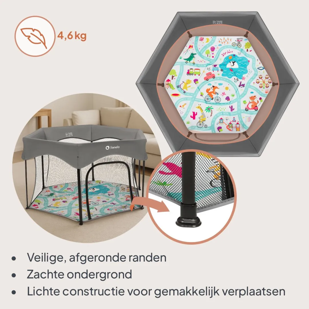 Lionelo Roel Plus Babybox 6-36 maanden - Grijs