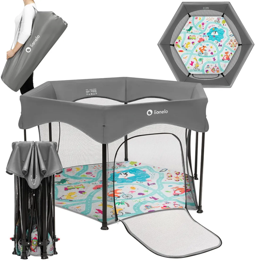 Lionelo Roel Plus Babybox 6-36 maanden - Grijs