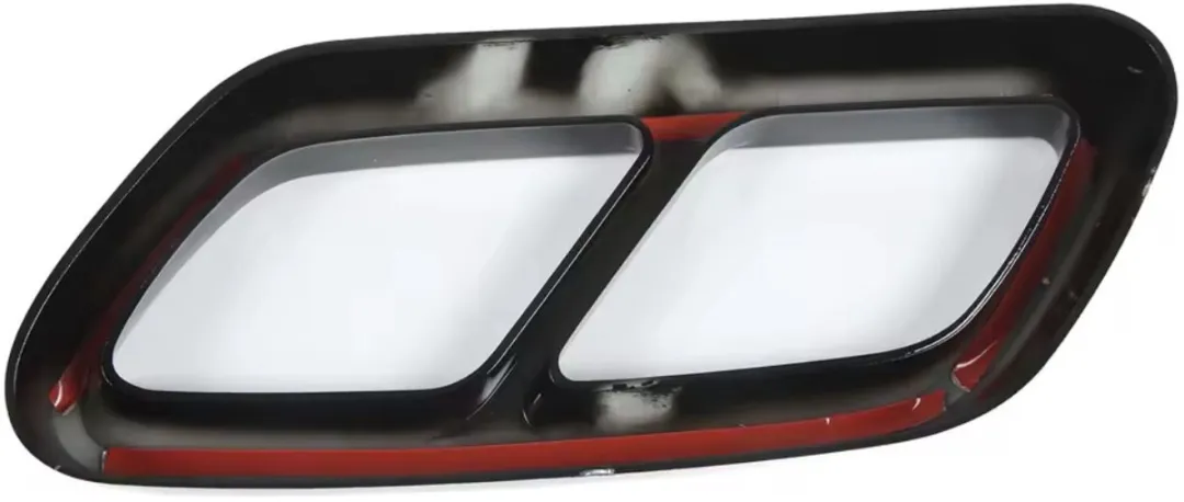 Mercedes-Benz AMG Uitlaat Cover Tips 270mm - 2 Stuks - Zwart