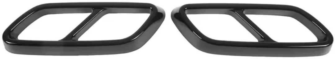Mercedes-Benz AMG Uitlaat Cover Tips 270mm - 2 Stuks - Zwart