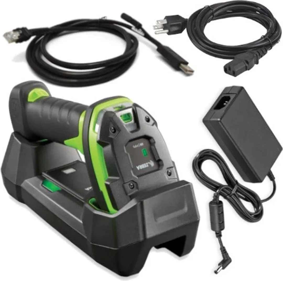 Zebra LI3678-ER Draagbare Streepjescodelezer 1D - Zwart/Groen