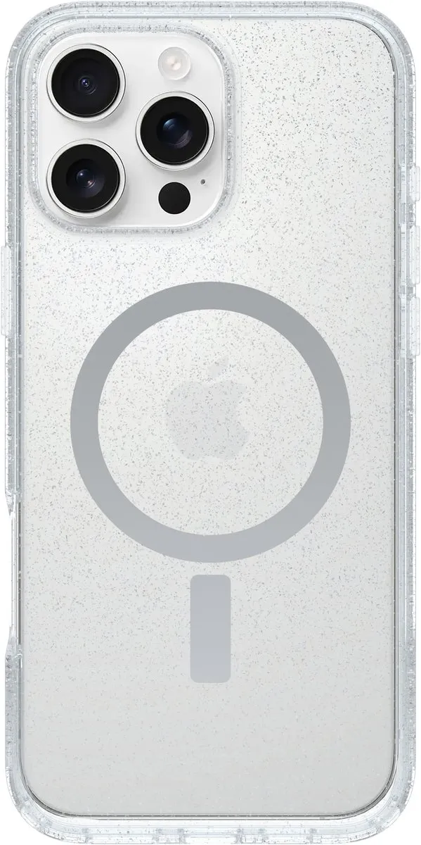 OtterBox Symmetry Clear Mag Hoesje 77-96429 - iPhone 16 Pro Max - Stardust Clear - afbeelding 6 van 6