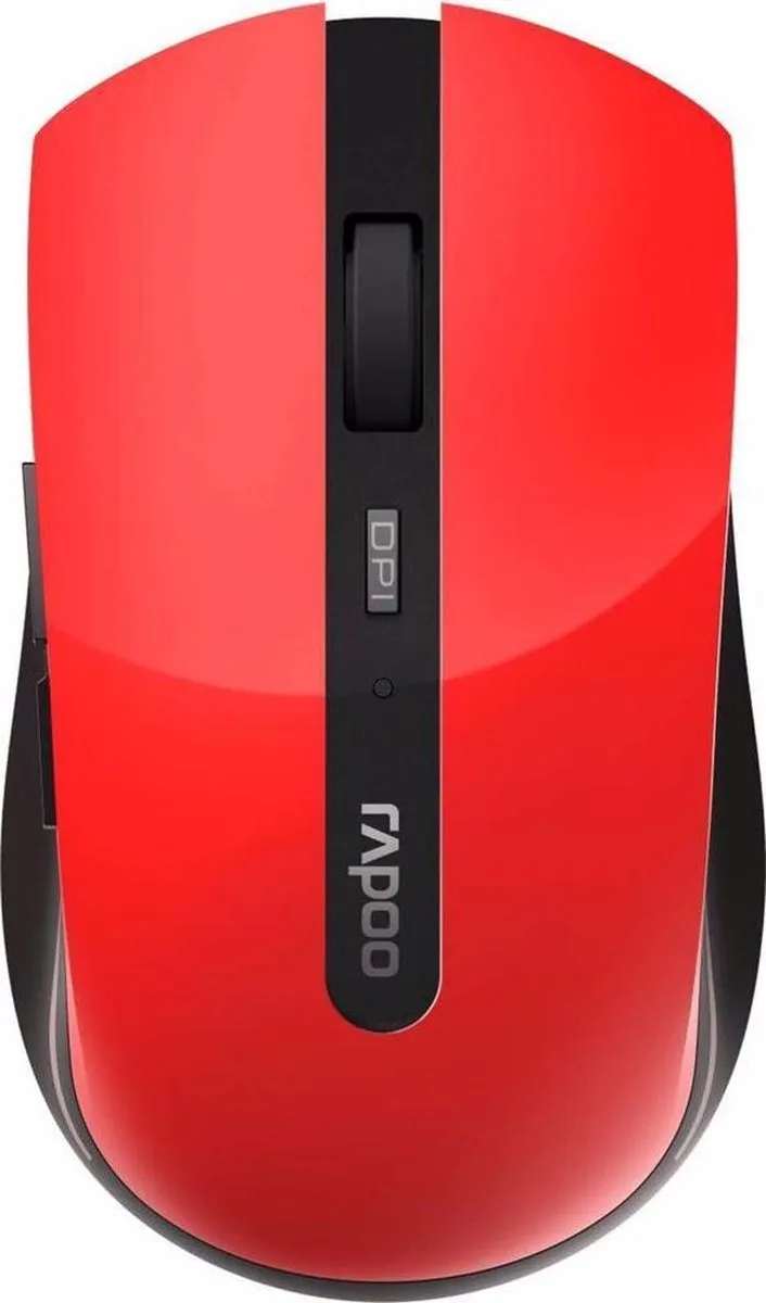 Draadloze Bluetooth laser muis Multi-mode 7200M Rood