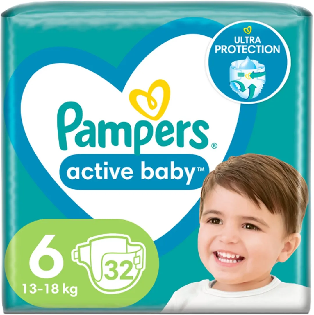 Pampers Active Baby Luiers Maat 6