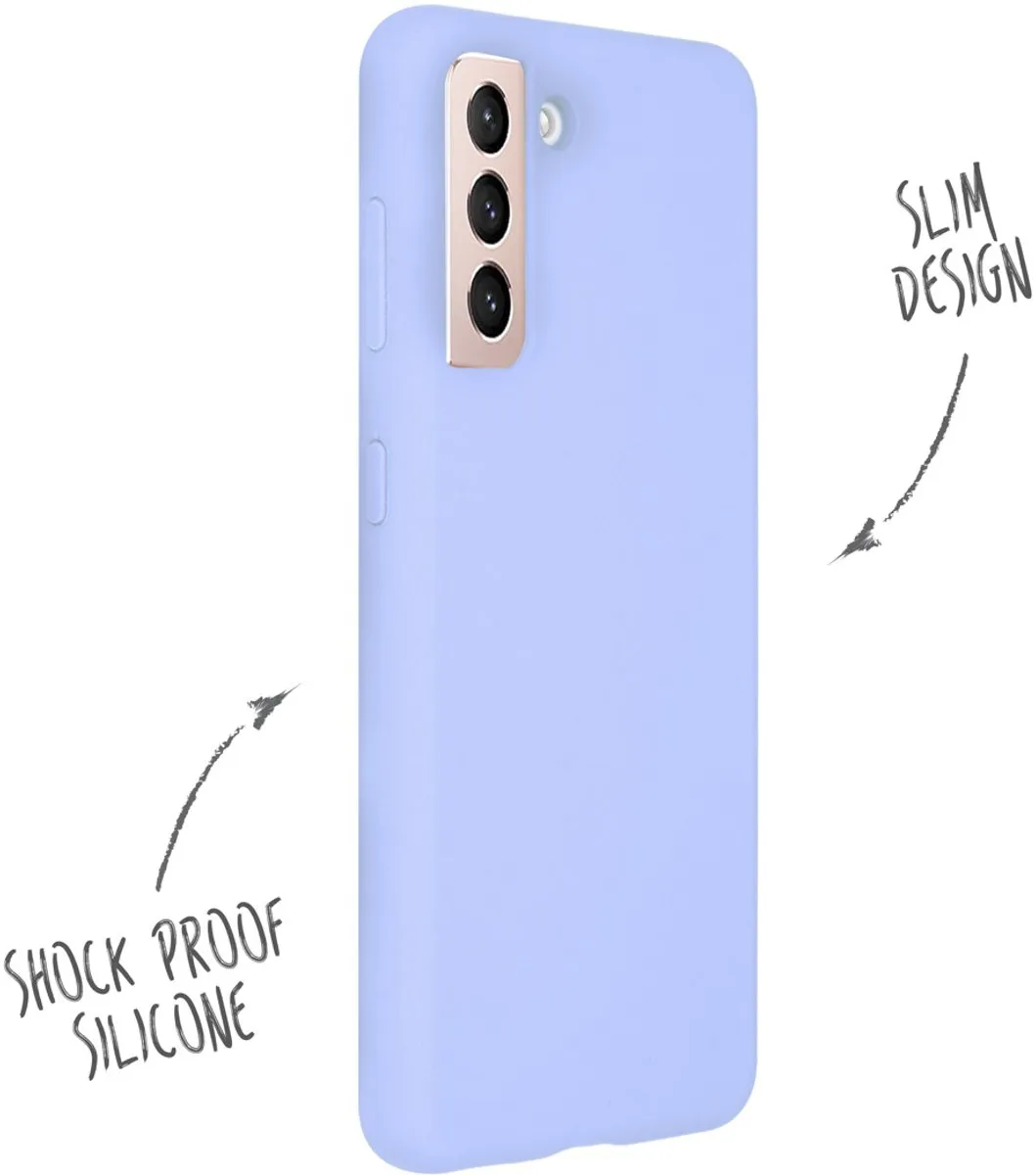 Accezz Hoesje Samsung Galaxy S21 - Paars