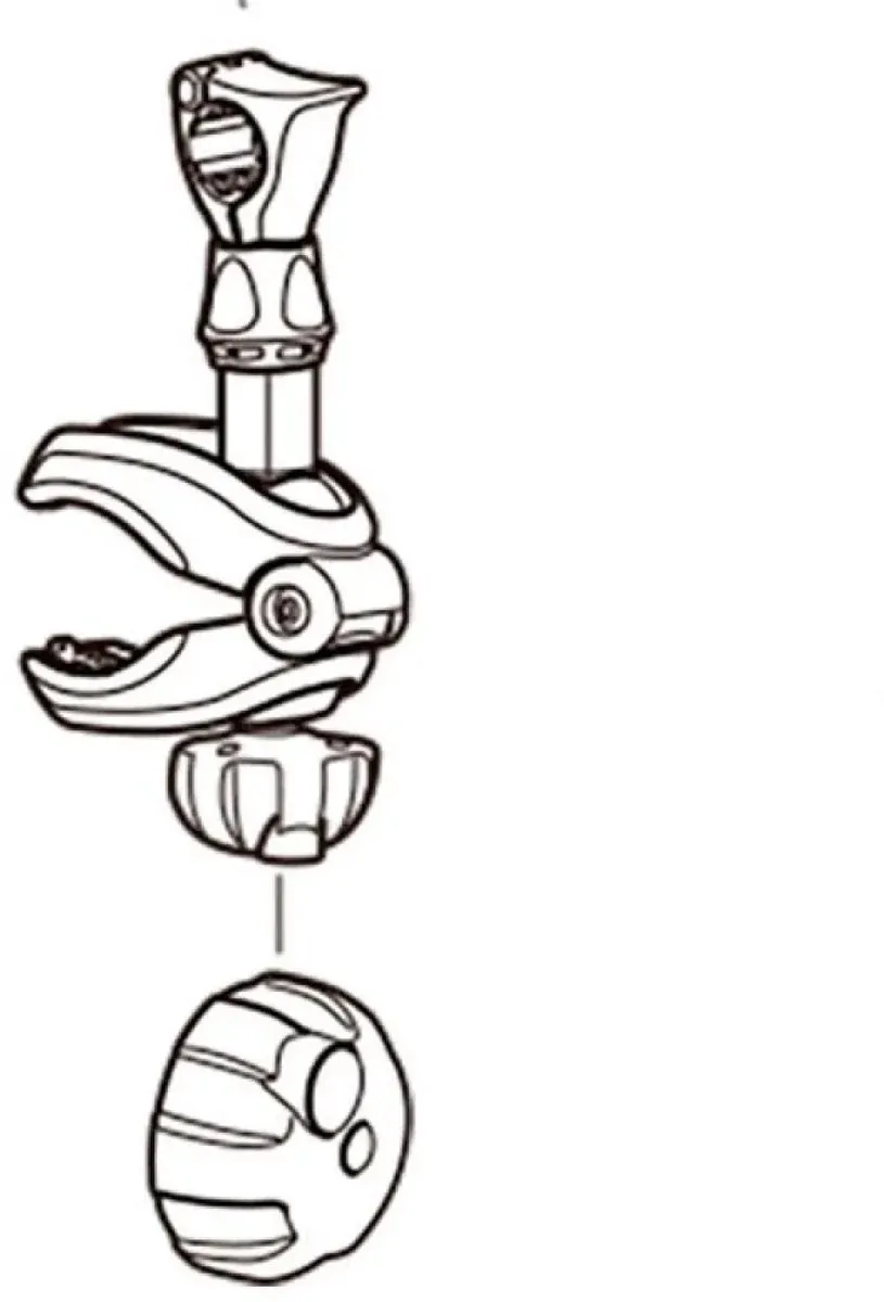 Thule Euroway Frameklem kort 122mm TDD52419