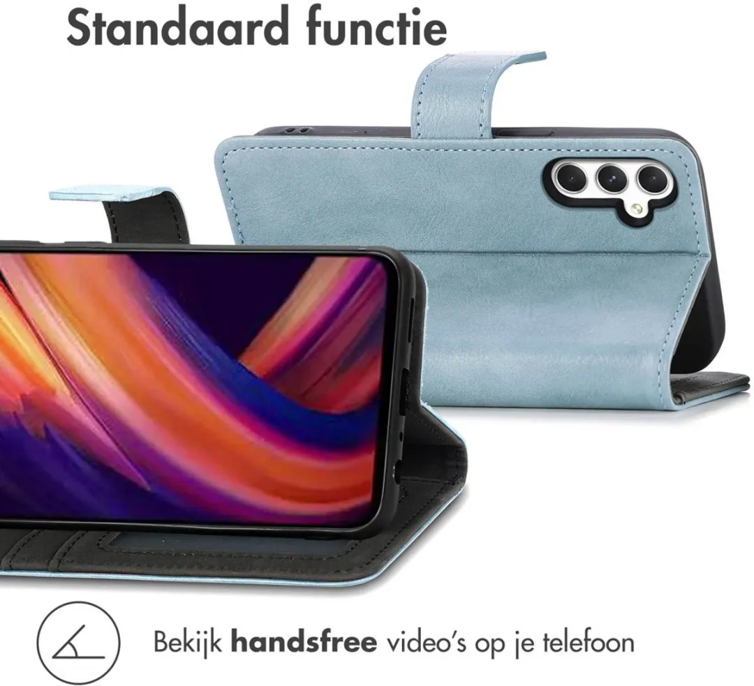 Imoshion Hoesje Samsung Galaxy A25 - 3 Pasjes Lichtblauw