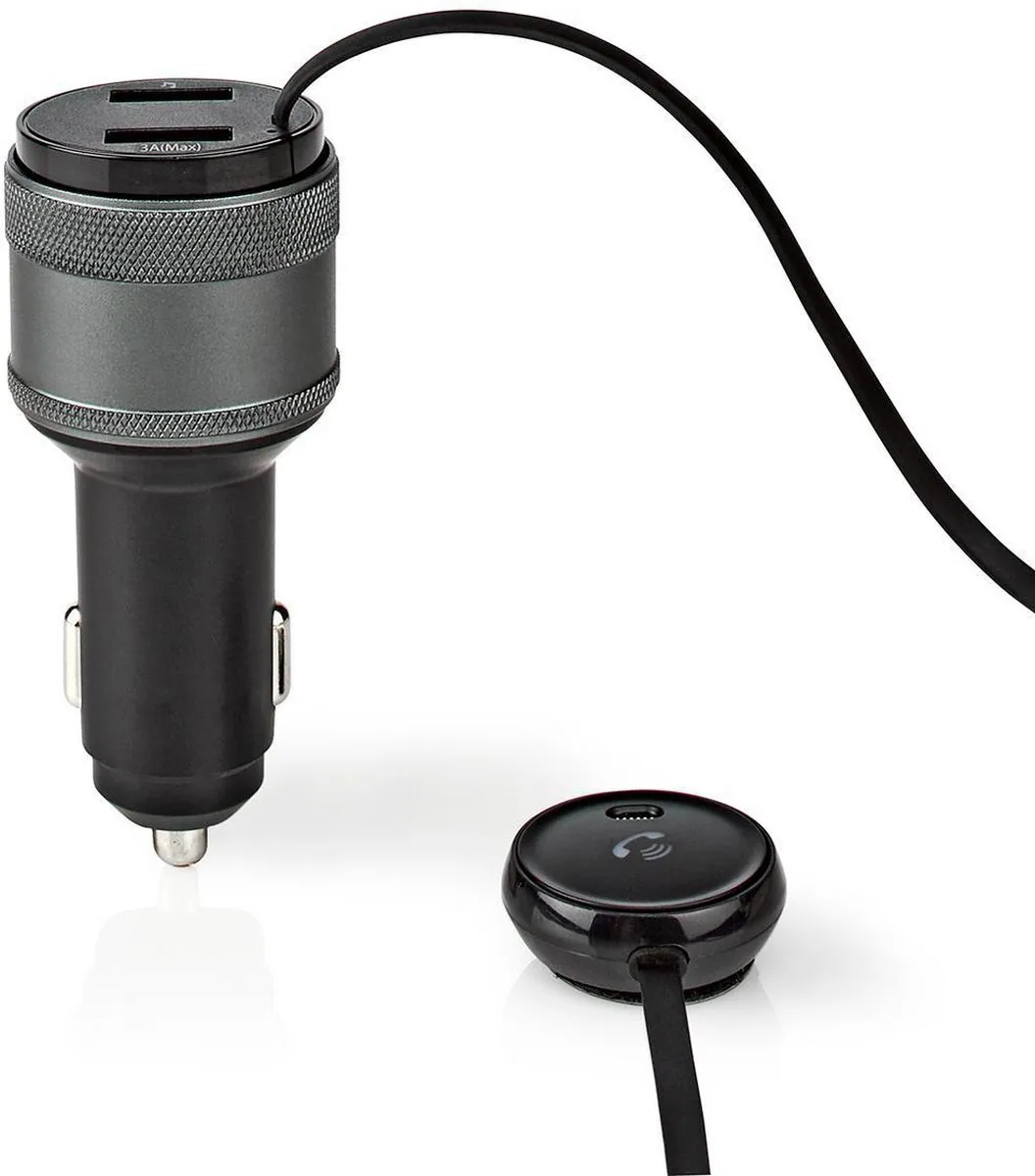 Nedis FM-Audiotransmitter Auto Handsfree Zwart - afbeelding 6 van 6