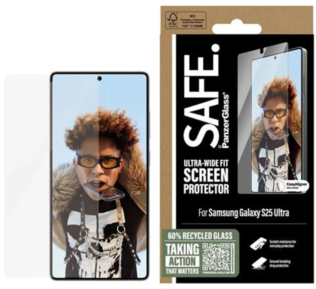 PanzerGlass Screen Protector S25 Ultra/S24 Ultra - Schokbestendig