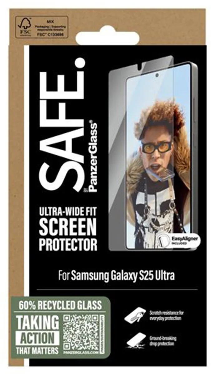 PanzerGlass Screen Protector S25 Ultra/S24 Ultra - Schokbestendig