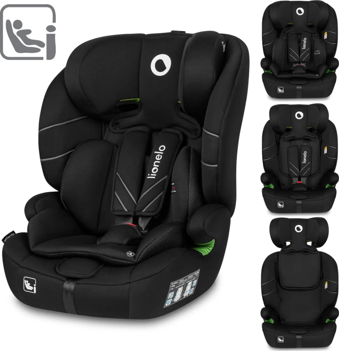 Lionelo Levi Autostoel - 1,5-12 jaar (76-150 cm) - Grijs