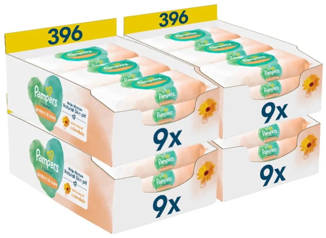 Pampers Harmonie Protect & Care Calendula Billendoekjes