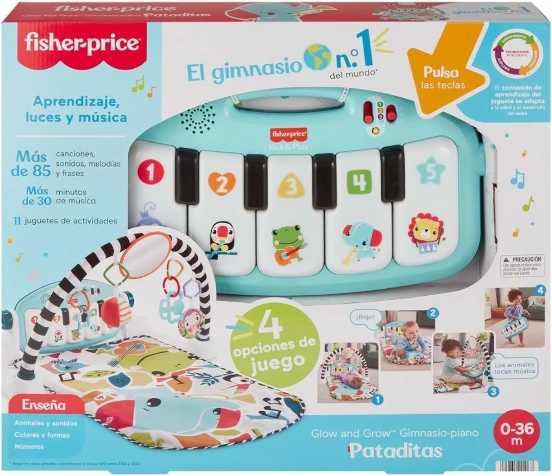 Fisher Price Piano Tapijt Multicolor
