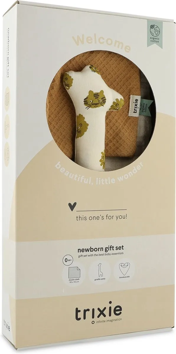 Trixie Newborn Geschenkdoos M - Lucky Leopard