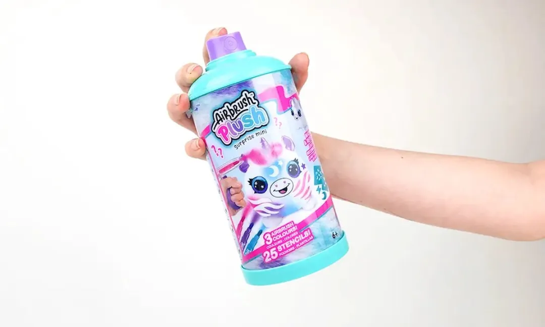 MINI AIRBRUSH PLUCHE 1 PACK