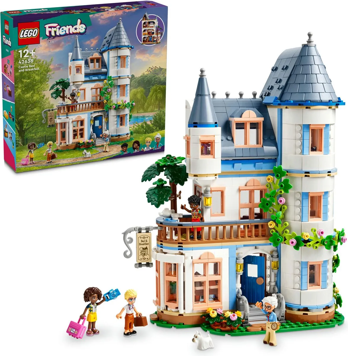 LEGO Friends Bed and Breakfast Kasteel 42638 - 1311 Stukken