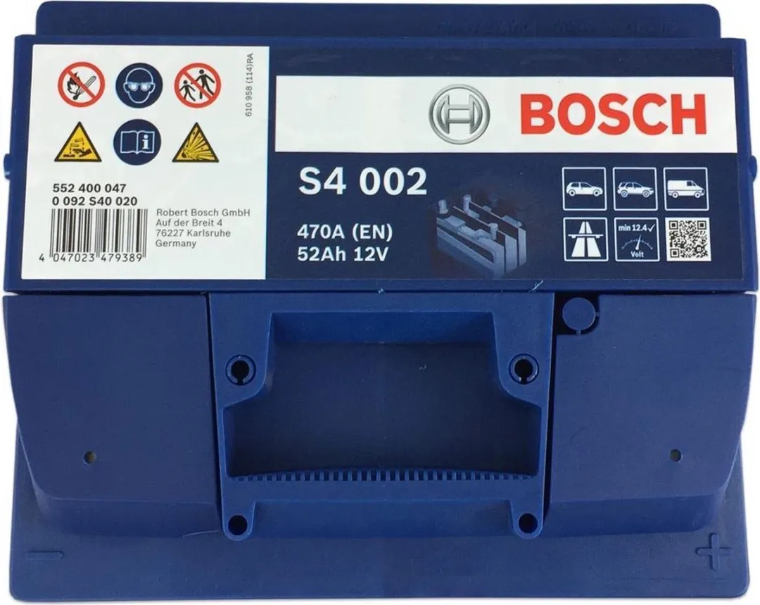 Bosch S4002 Accu 12V 52Ah - Auto