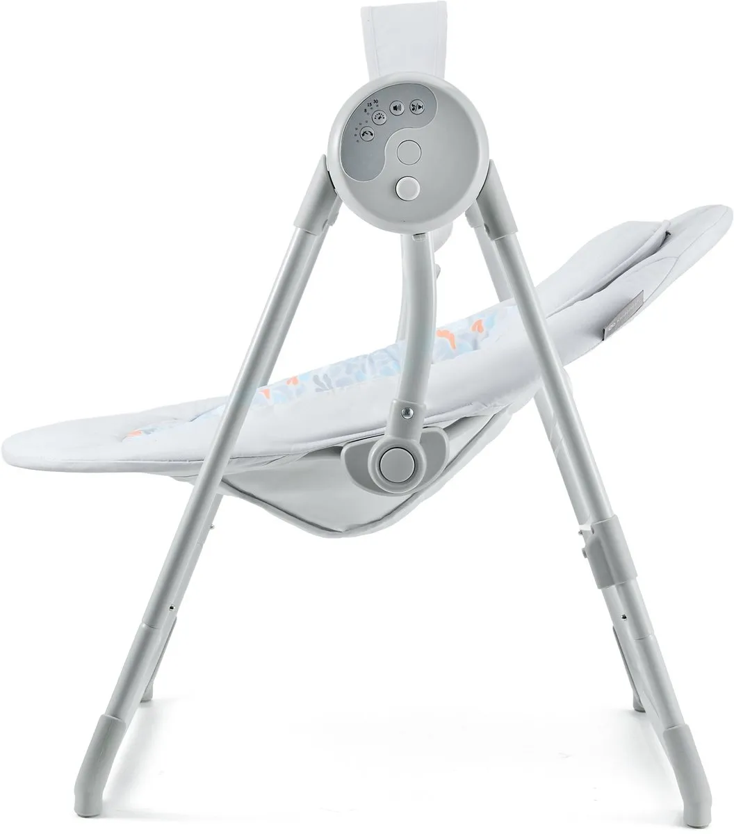 KinderKraft SWINGEE Elektrische Babyschommel Grijs