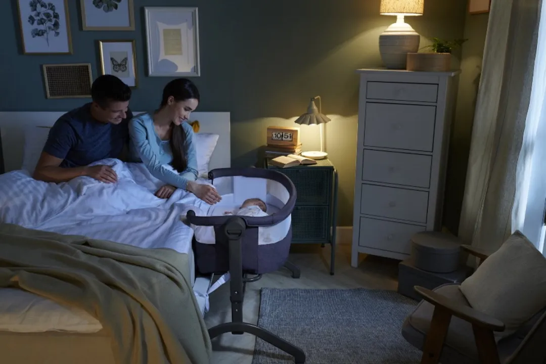 KinderKraft Co-Sleeper Aanschuifwieg - Navy
