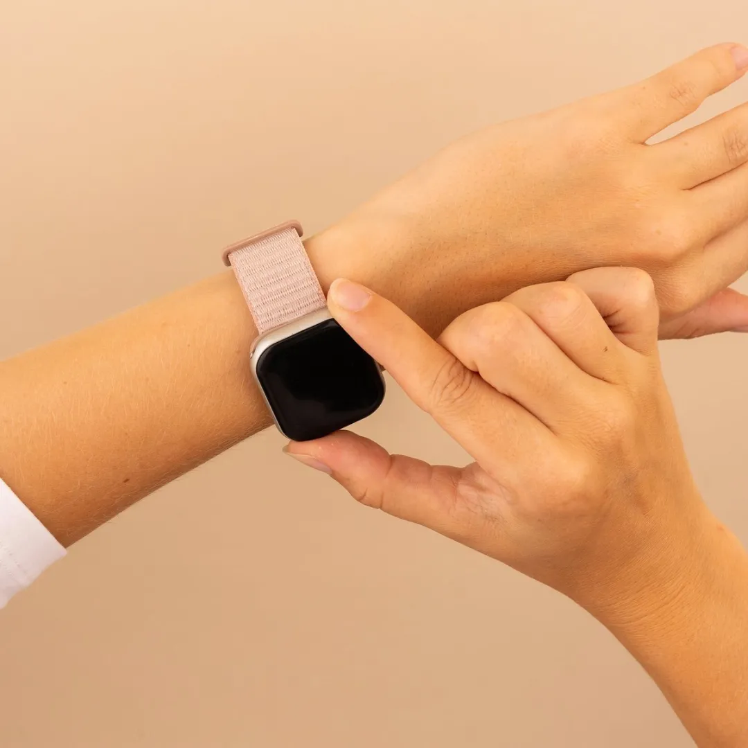 Imoshion Nylon Bandje Apple Watch 42mm - Lichtroze