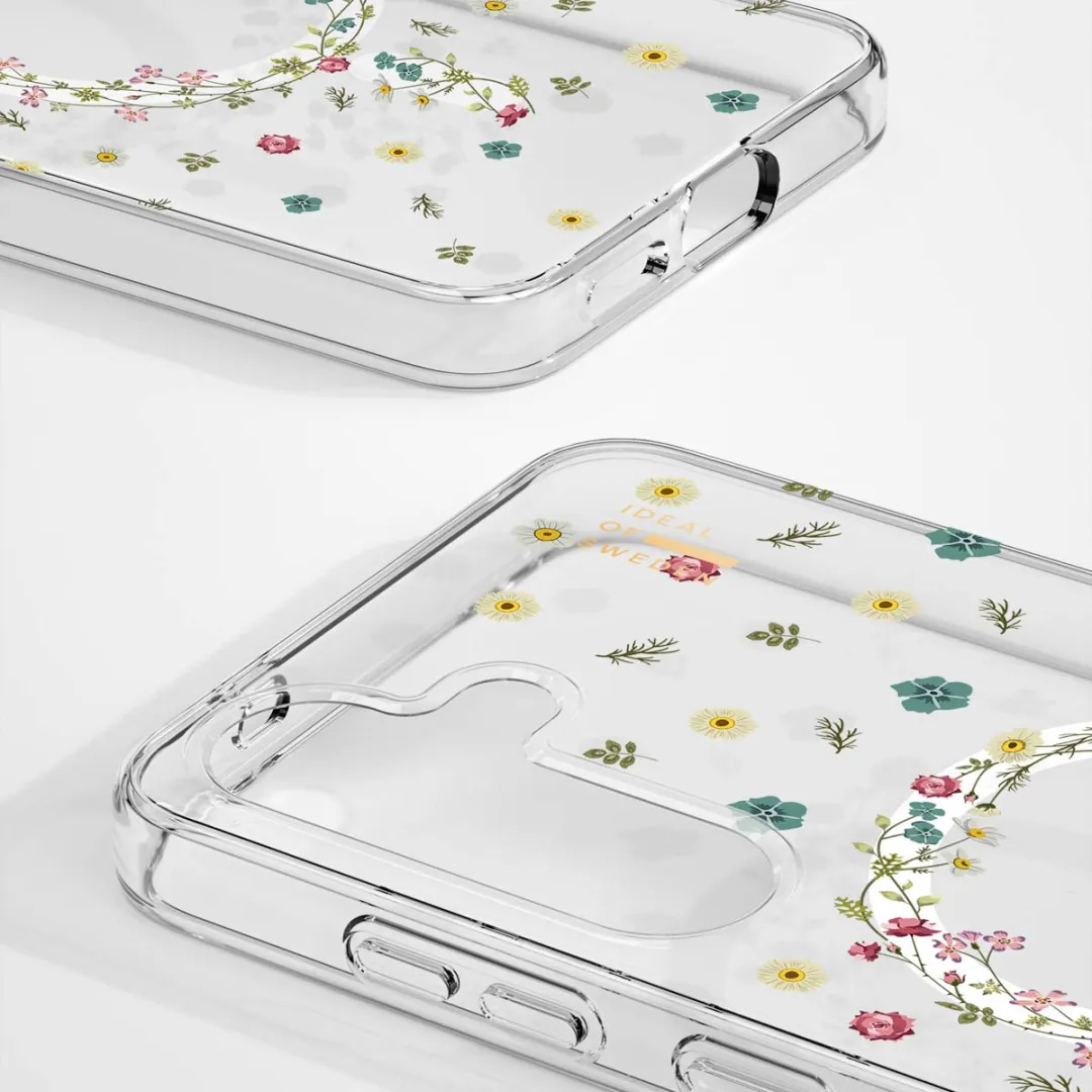 iDeal of Sweden Clear Case Petite Floral - MagSafe voor Samsung Galaxy S25/S24