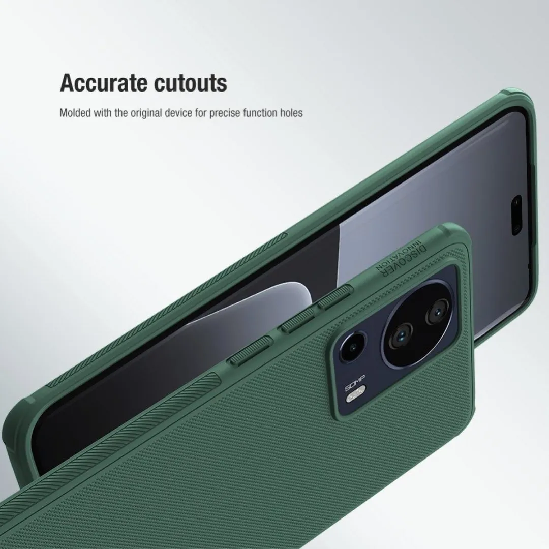 Nillkin Super Frosted Shield Xiaomi 13 Lite Hoesje - Blauw SH00064429