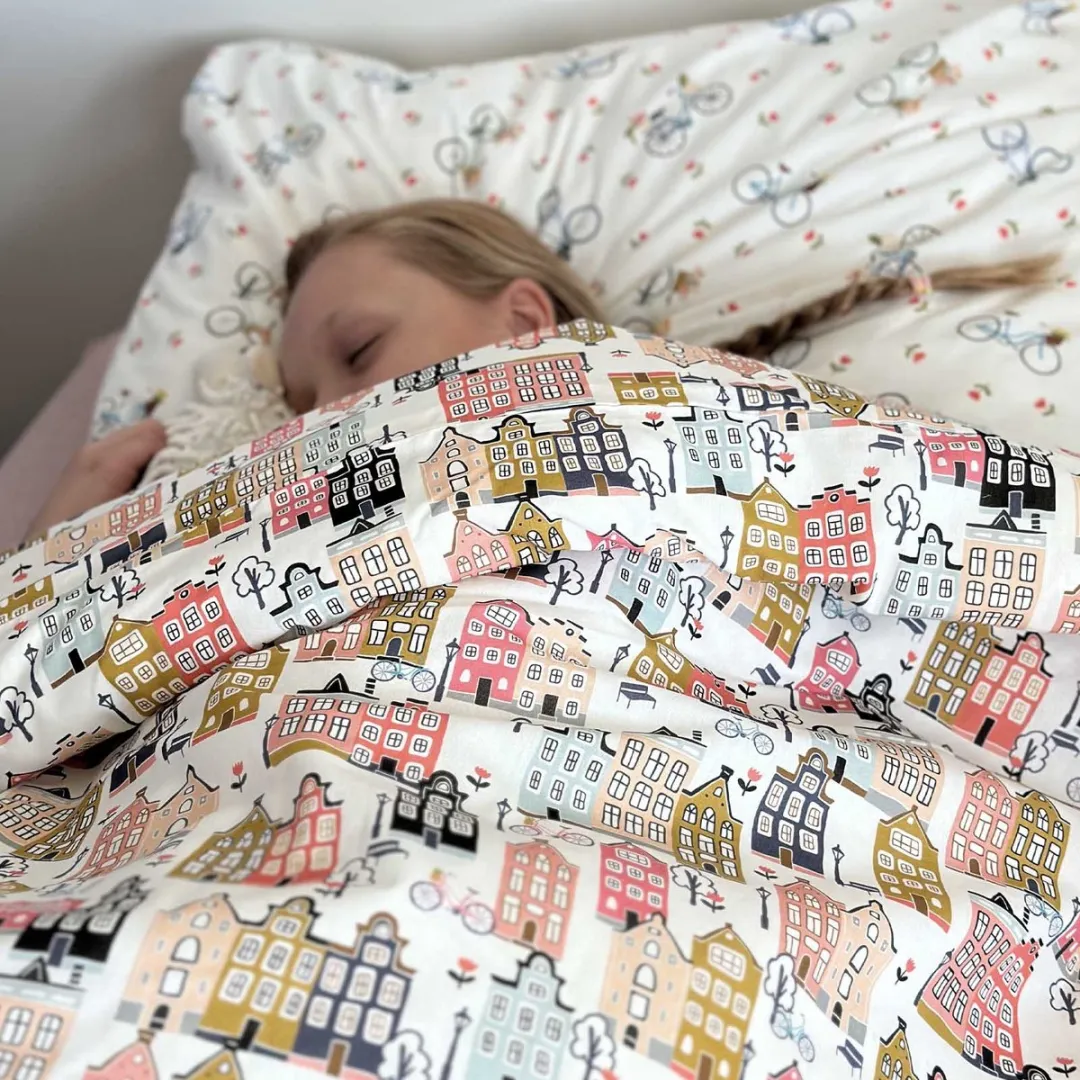 BINK Bedding Dekbedovertrek Fien 80x60cm - Wieg - Multicolor