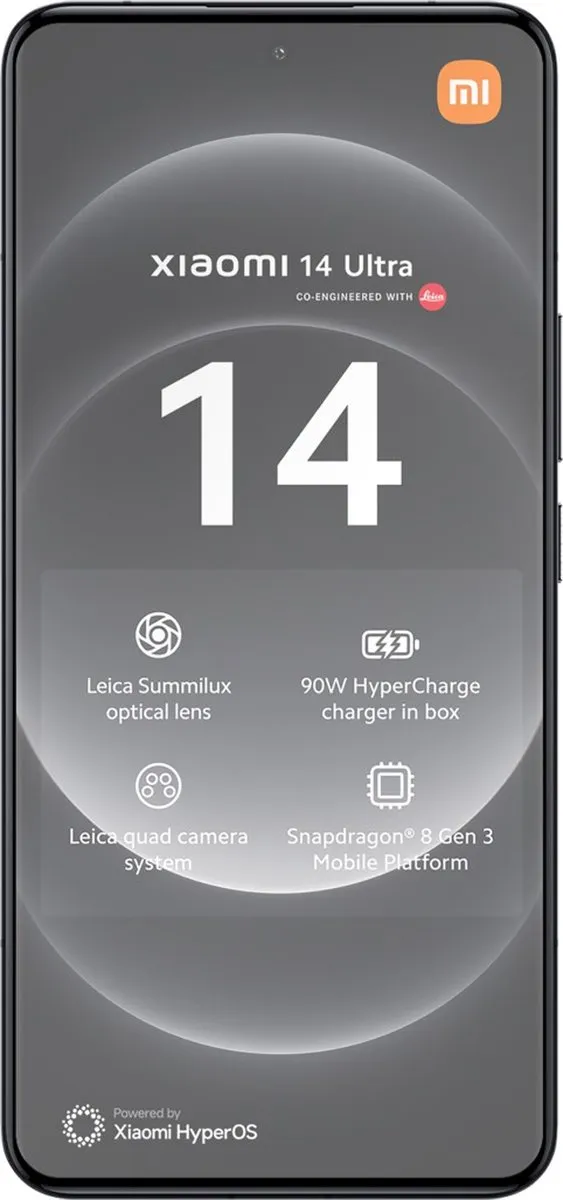 Just in Case Cazy Xiaomi 14 Ultra Full Cover Glas Screenprotector