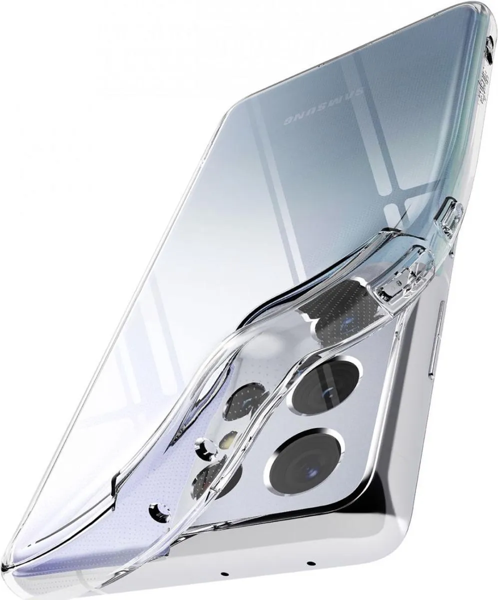 Ringke Air Flexibel TPU Hoesje - Transparant - Samsung Galaxy S21 Ultra