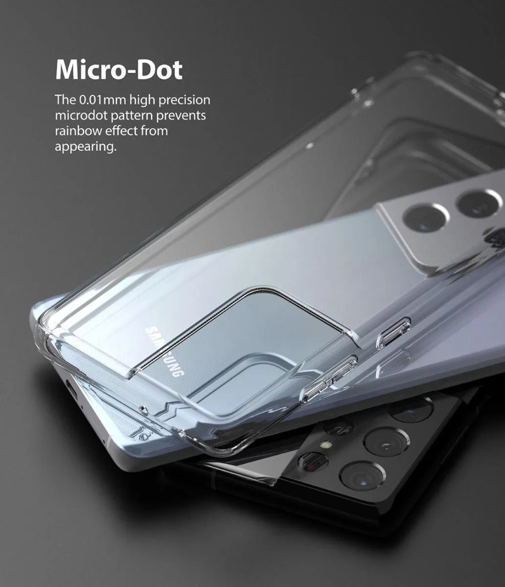 Ringke Air Flexibel TPU Hoesje - Transparant - Samsung Galaxy S21 Ultra