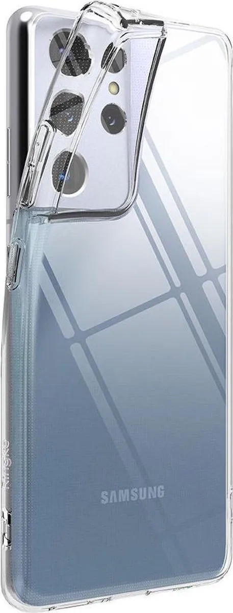 Ringke Air Flexibel TPU Hoesje - Transparant - Samsung Galaxy S21 Ultra