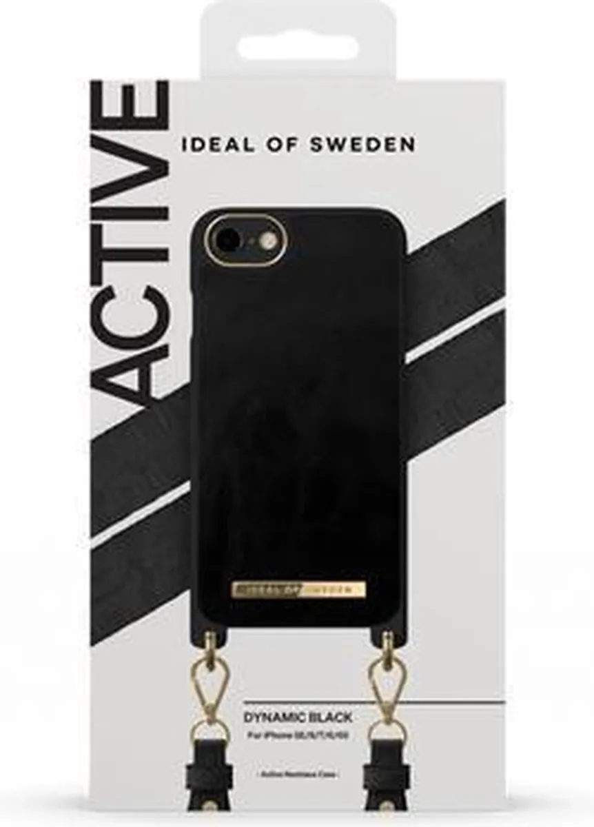 iDeal of Sweden Active Necklace Case iPhone 8/7/6/6s/SE - IDNCAC21-I7-296 - Zwart - afbeelding 5 van 5