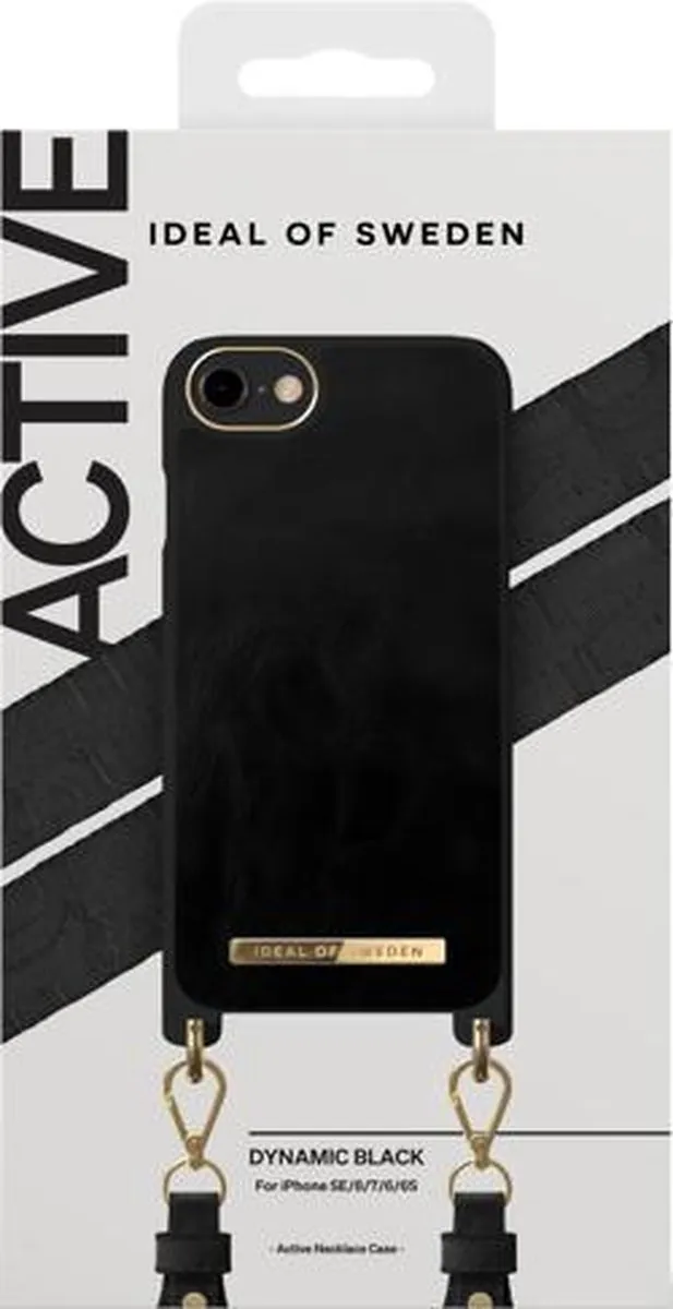 iDeal of Sweden Active Necklace Case iPhone 8/7/6/6s/SE - IDNCAC21-I7-296 - Zwart - afbeelding 4 van 5