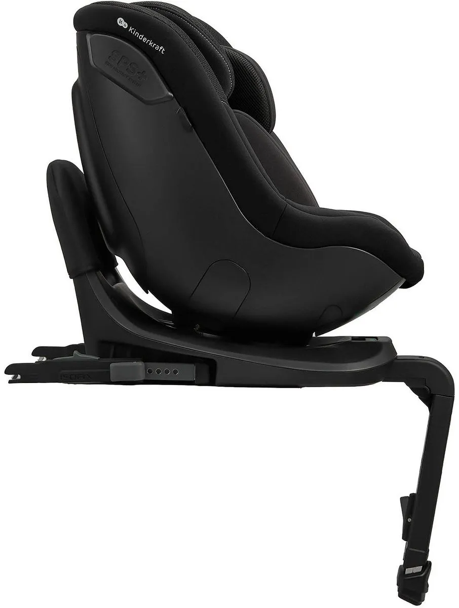 KinderKraft I-GUARD i-Size Autostoeltje 40–105cm - 360° draaibaar - Zwart