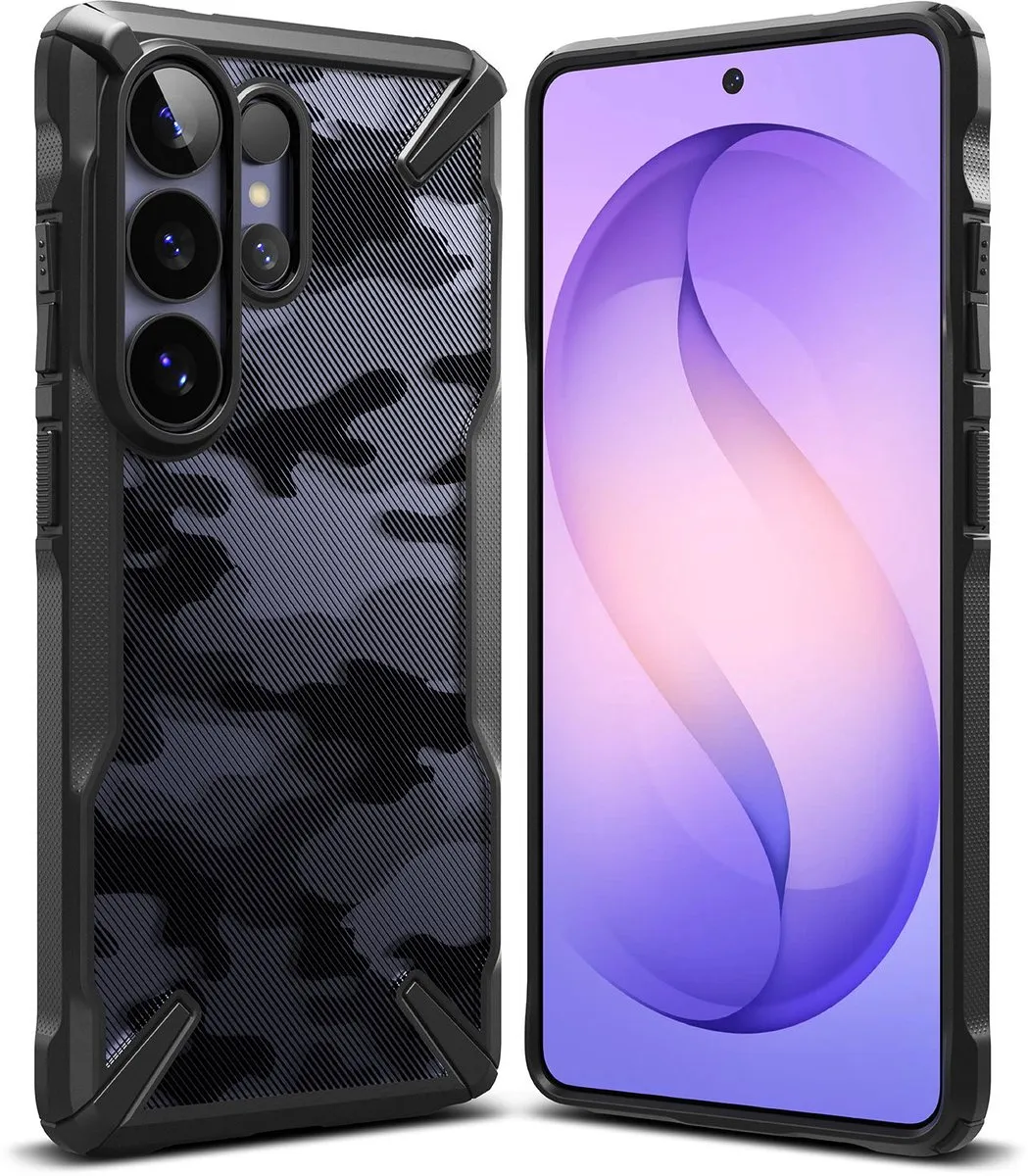 Ringke Fusion X Camo Zwart Hoesje
