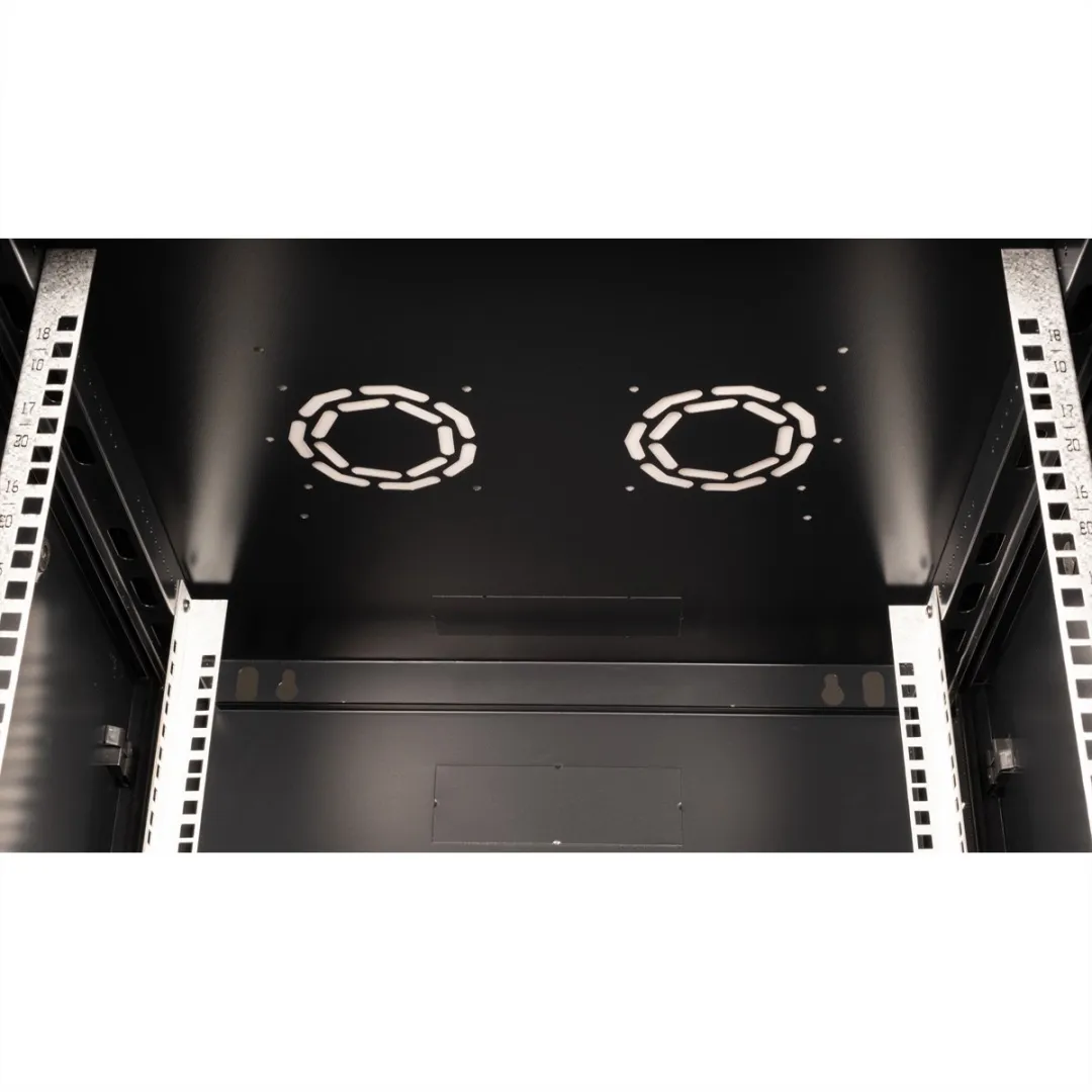 Value 19 inch Wandbehuizing 18HE Bouwpakket - 600x600mm Zwart - afbeelding 4 van 6