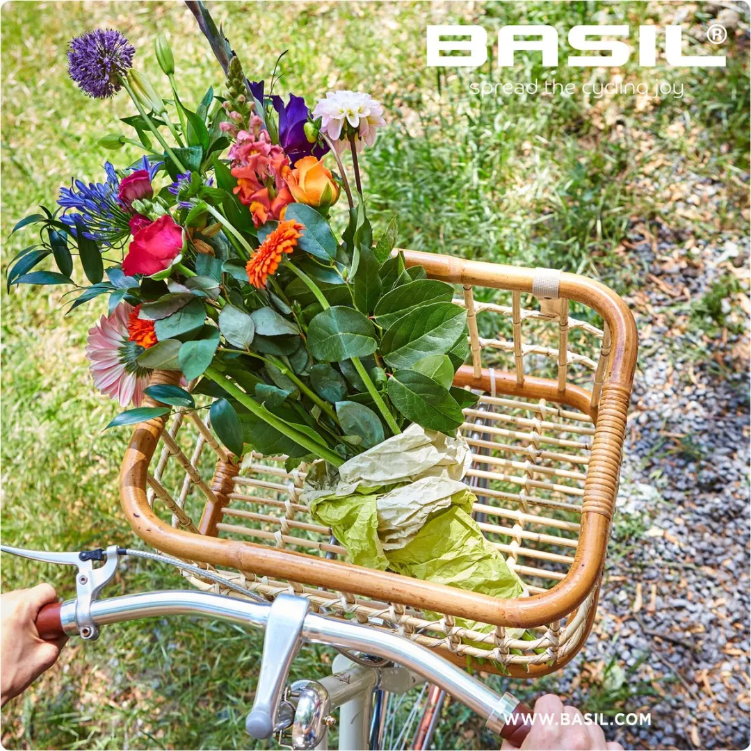 Basil Green Life Fietsmand L - 30 Liter - Bruin - afbeelding 6 van 6
