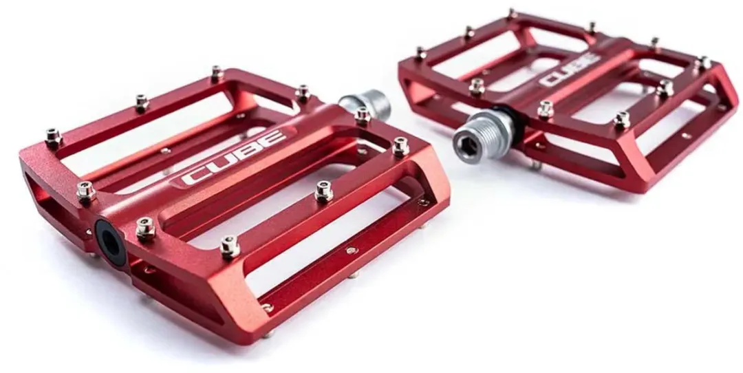 Cube All Mountain Fietspedalen CNC Aluminium - Rood