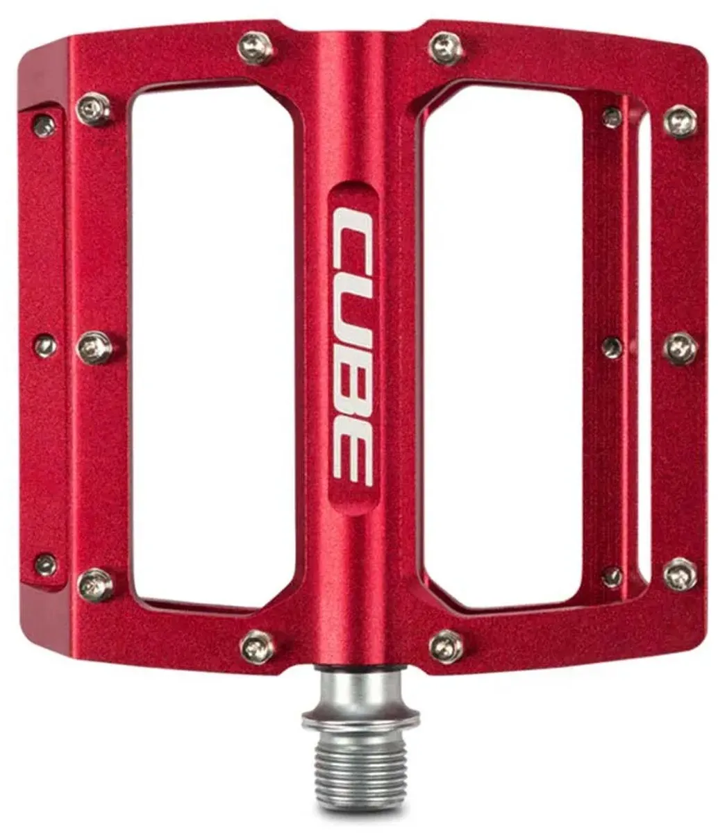 Cube All Mountain Fietspedalen CNC Aluminium - Rood - afbeelding 6 van 6