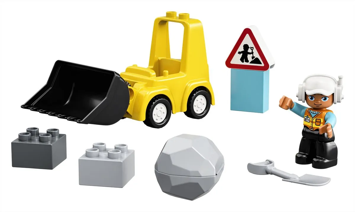 LEGO DUPLO Bulldozer 10930 - 1 Stuk - Geel - afbeelding 6 van 6
