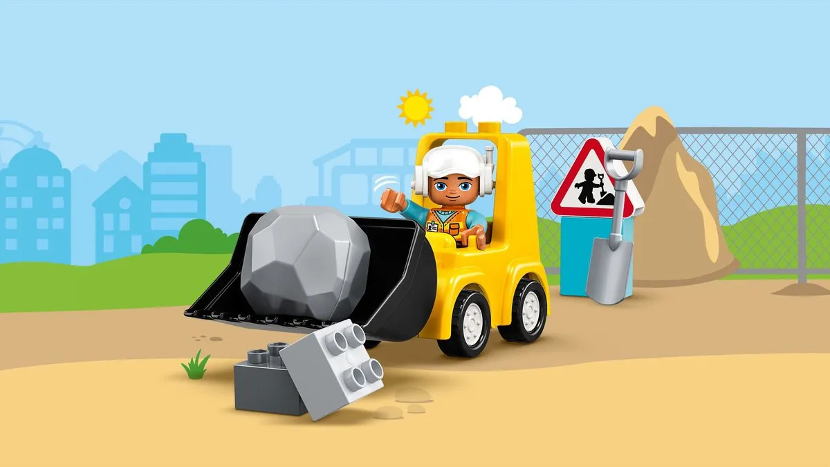 LEGO DUPLO Bulldozer 10930 - 1 Stuk - Geel