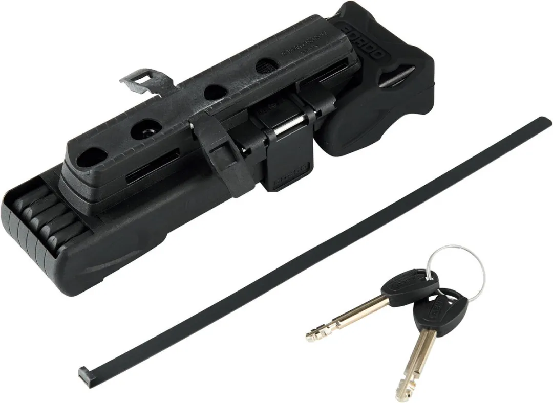 ABUS Bordo XPlus 6000K Vouwslot 90cm - Zwart - afbeelding 6 van 6