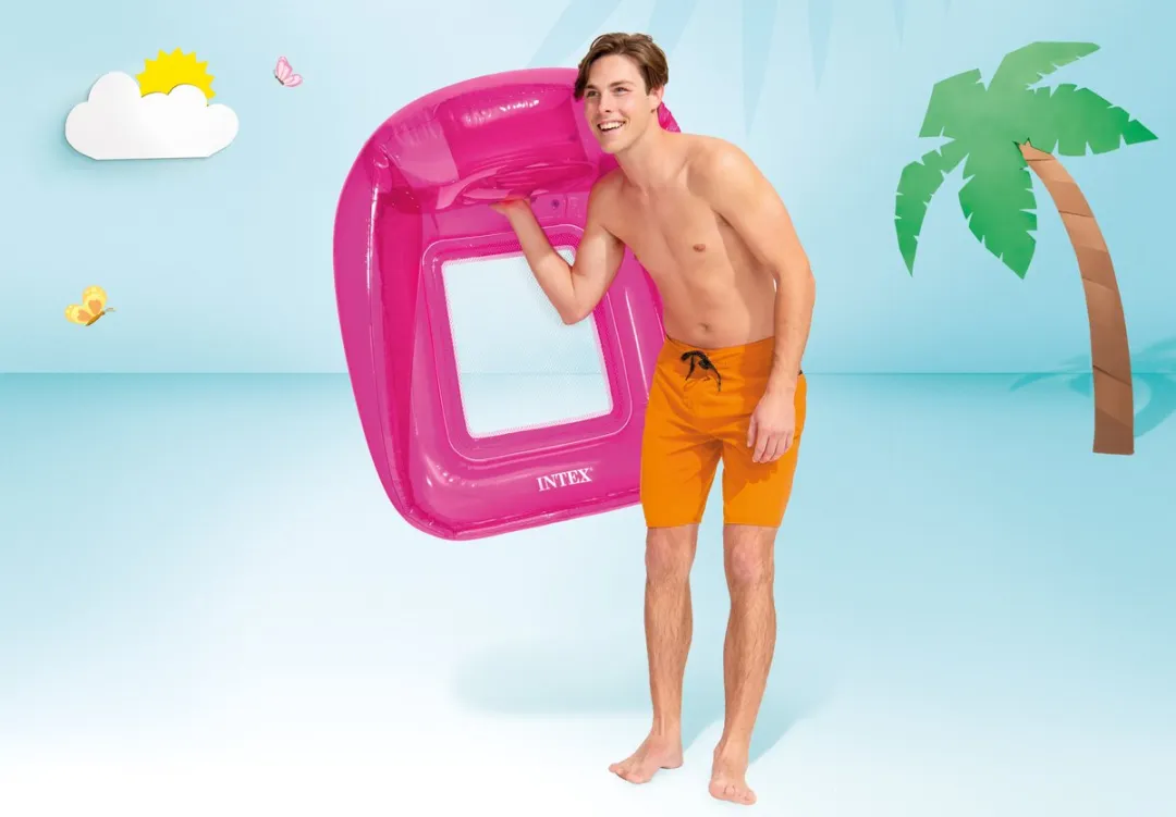 Intex Transparante Loungestoel - Groen